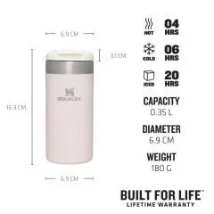 STANLEY THE AEROLIGHT TRANSIT MUG 0.35L AÇIK PEMBE
